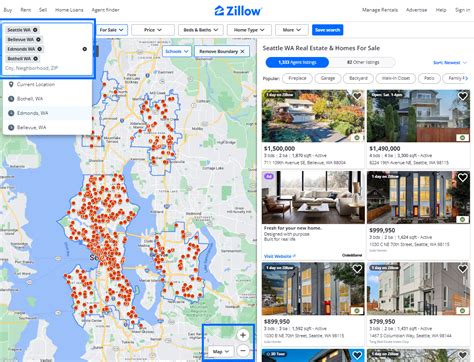 zillow map view